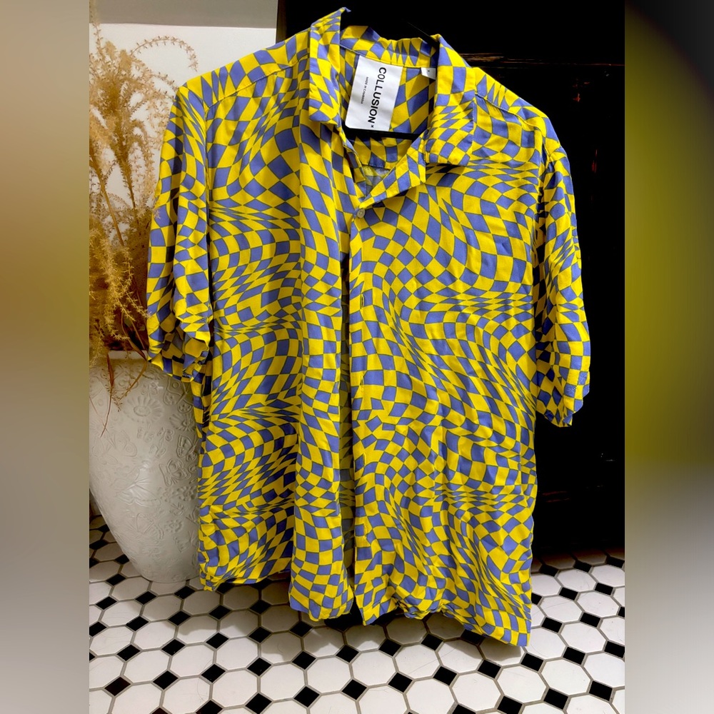 Collusion men’s button down.